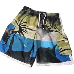 B‎ Split Swim Trunks Adult Extra Large (XL) Banana Split Board Shorts Surf Men's